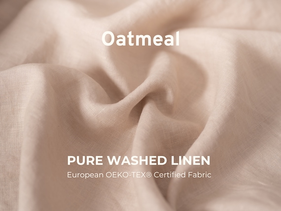 Washed Linen - Oeko-Tex® - Beige Washed Linen - Oeko-Tex® - Beige