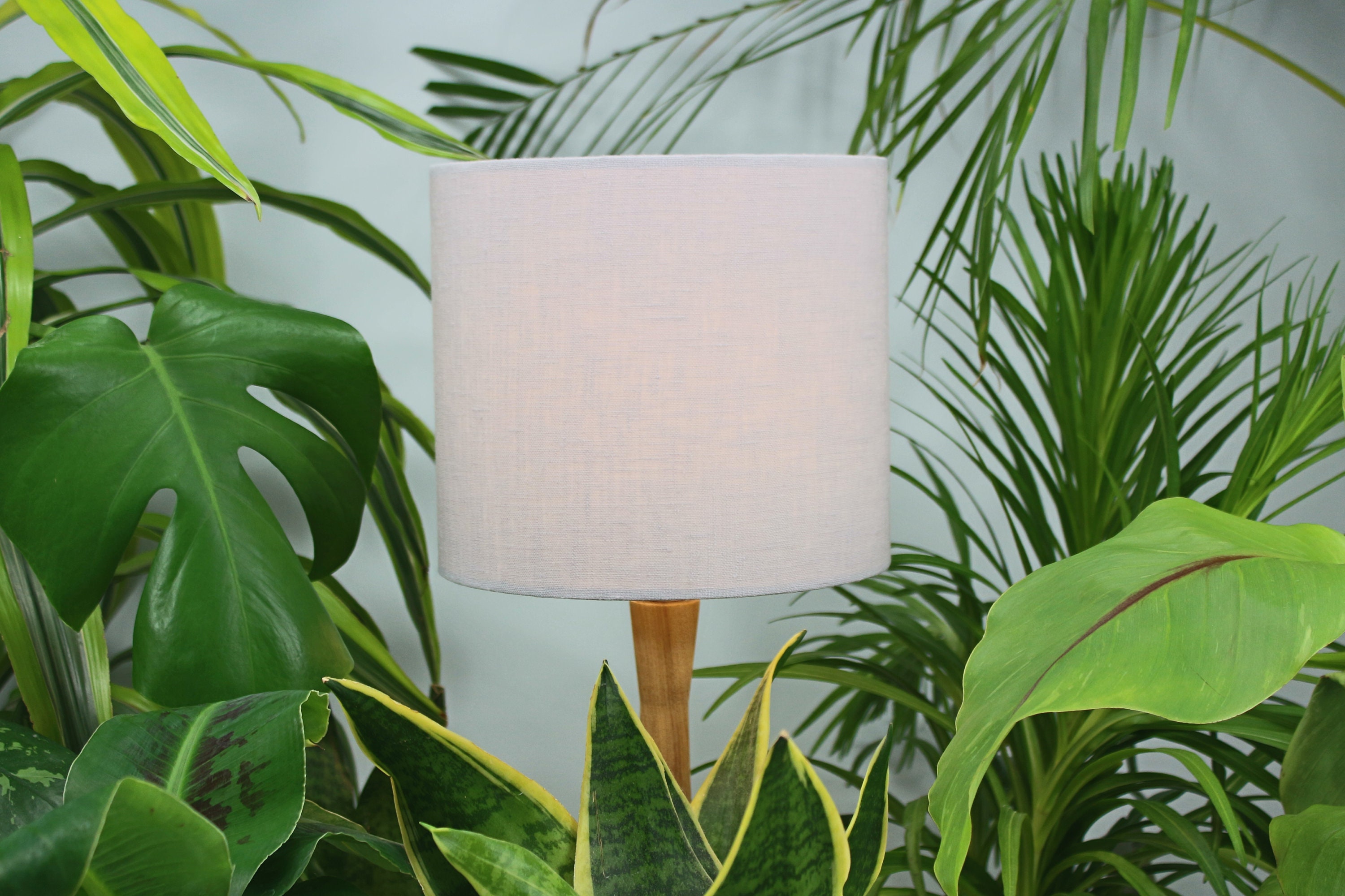 Coconut Milk Linen Lampshade Light Grey Linen Lamp Shade Etsy
