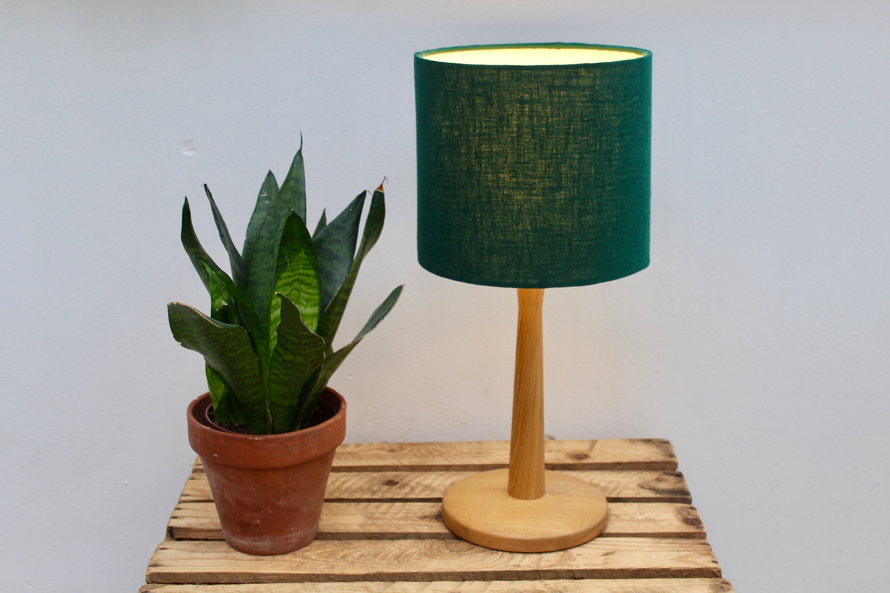 Forest Green Lamp Shade for Bedside Table Lamp or Ceiling Etsy
