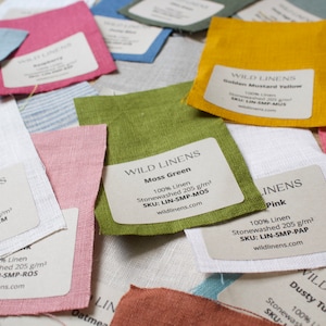 Linens Fabric Samples - For Linens for Sale by the Metre