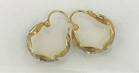 Carla/Nancy B FANCY HOOP EARRINGS 001-425-12255 | Dondero's Jewelry |  Vineland, NJ