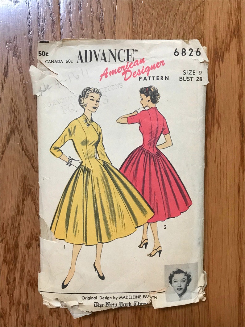 Muster Seltene Entwerfer Vorab 6826 Gr U00f6 U00dfe 9 B U00fcste 28 Schnittmuster Abend Formelle Prom Tee L U00e4nge F U00fcnfziger Jahre 50er Jahre Retro Junioren Schneiderei Material Werkzeug Nahen Textilien