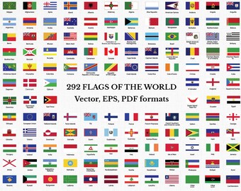 World Flags Classroom Decor International Flags Banner Etsy