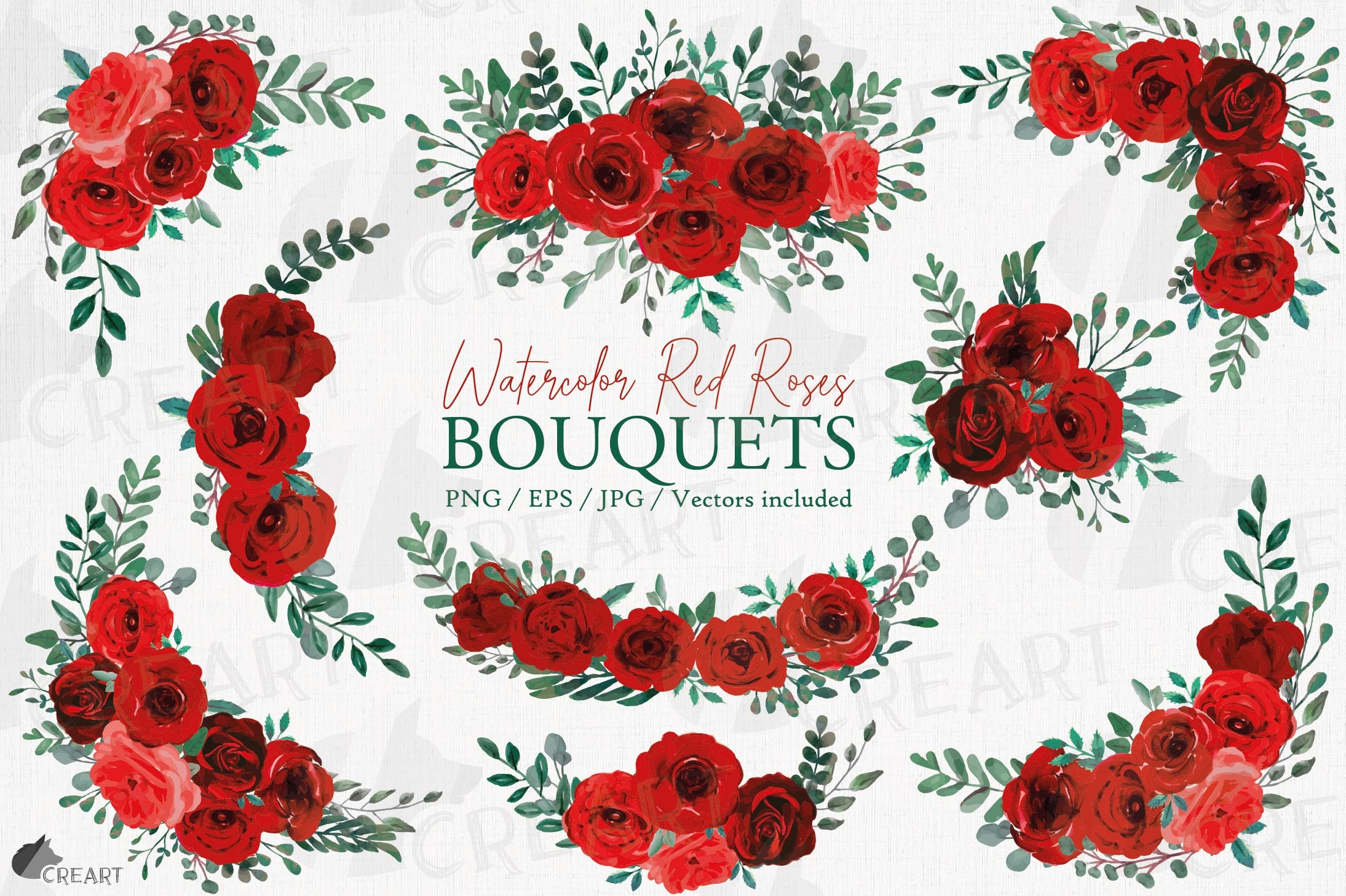 red roses border clip art