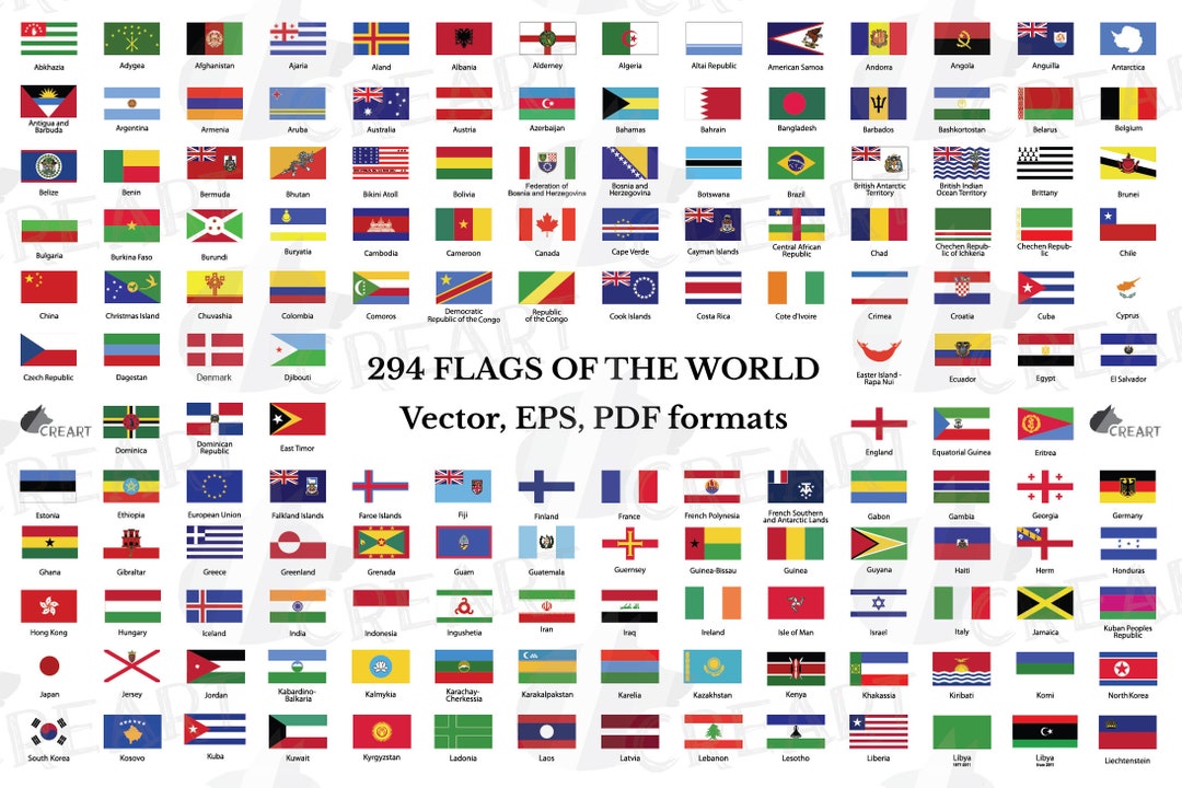 national flags of the world countries