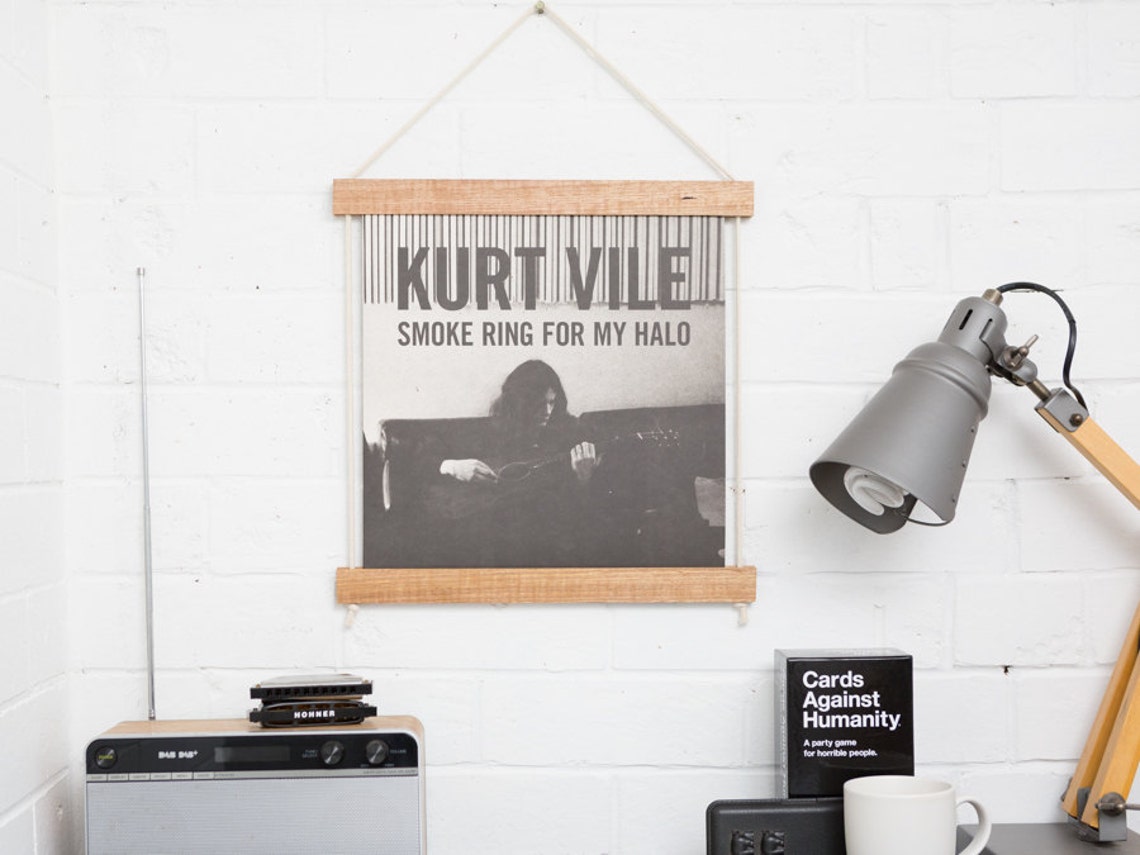 Zeichnen Sie Jacke Rahmen hellem Holz LP Vinyl | Etsy