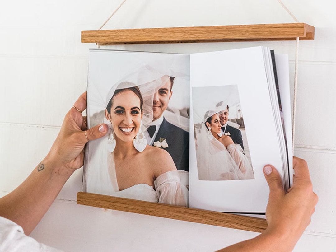 Book Frame Reclaimed Wood Wall Art Wall Hanging Recipe Etsy