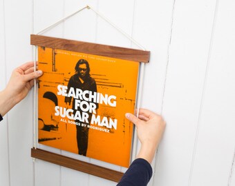 Record Jacket Frame | Dark Wood, LP, Vinyl, Record, Frame, Reclaimed Wood, Fathers Day Gift, Vinyl Storage, Record Holder