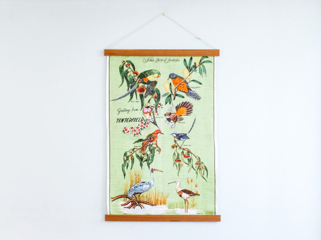 TEA TOWEL FRAME, Light Wood, Reclaimed Wood, Wall Art, Wall Hanging