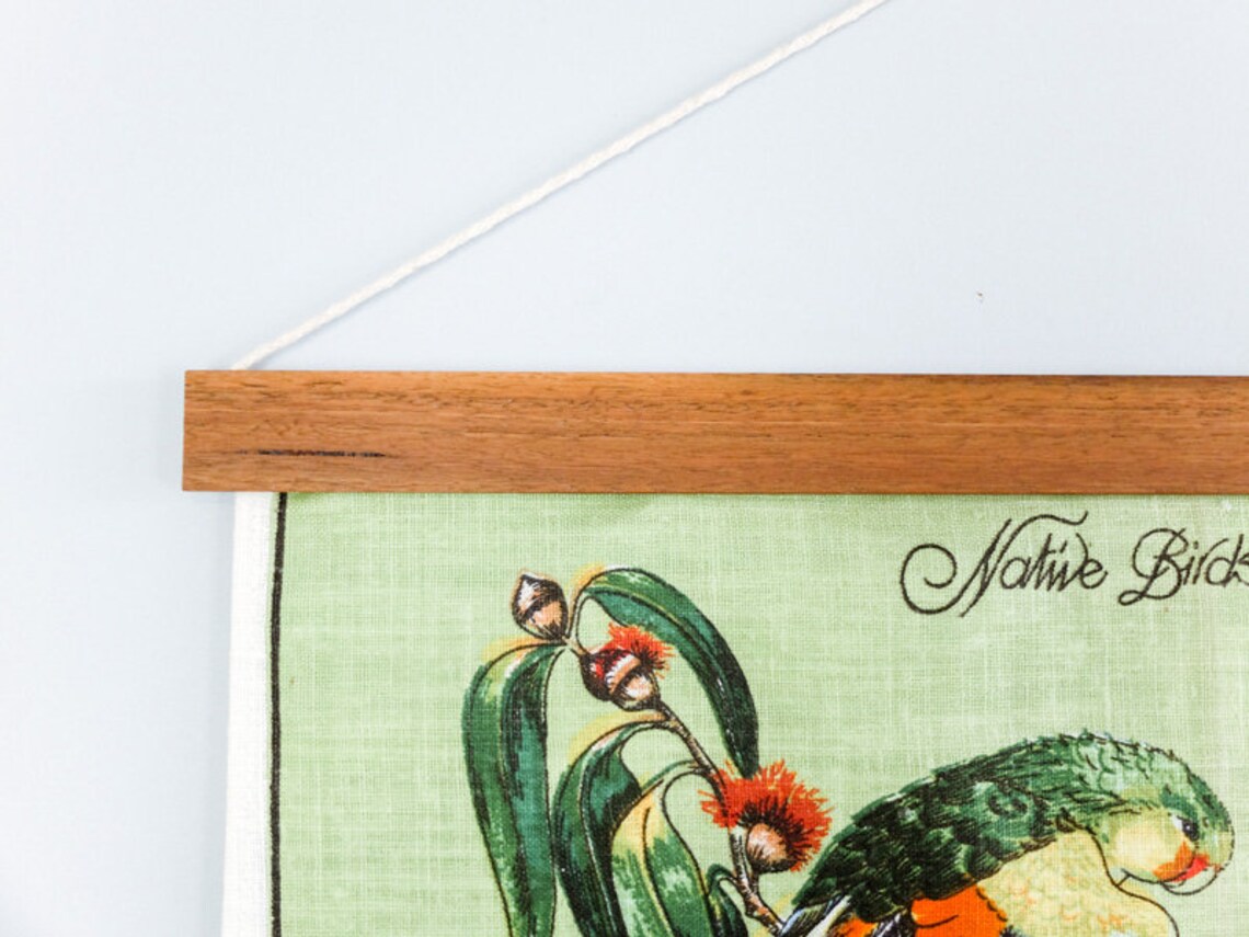 TEA TOWEL FRAME Light Wood Reclaimed Wood Wall Art Wall Etsy