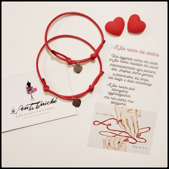 Filo Rosso Del Destino - Coppia di anelli – NatalieOfficial