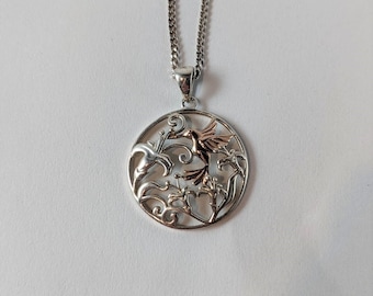 Sterling Silver Hummingbird Necklace