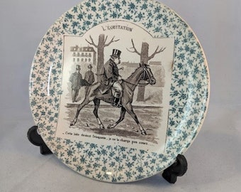 Antique French Plate