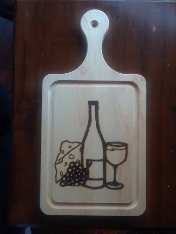 Personalized Serving Board,Wooden Cutting Board,Wedding Gift,Bridal Shower, Custom Gift,Anniversary,Home Decor,Chopping Board 16x8 x3/4 inch