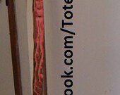 Walking Stick Wood Spirit hand carved and hand painted 56 inches great mystical gift birthday anniversary conversational piece home decor