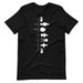 Herren Spaceship Tieline T-Shirt (Navy Blau, Klein