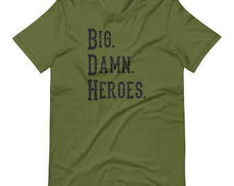 Firefly Big Damn Heroes - T-Shirt - Sci-Fi Shirt, Mens' Gift, Women's Gift, Geeky Shirt, Nerdy Shirt