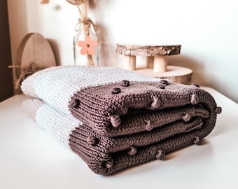 Baby Blanket Knitting Pattern: Tommy Throw (PDF Download)