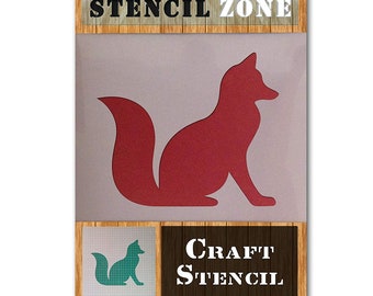 A4 Size Stencil - Small Cats Stood Playing Animal pet Mylar air Brush Painting Kids Wall Art Stencil