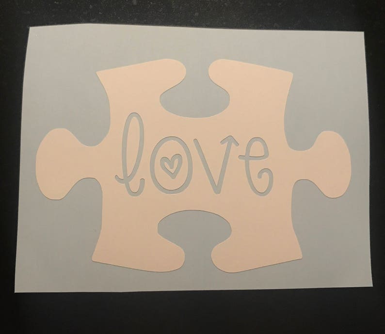 Autism Awareness Puzzle Decal Puzzle Piece Decal Autism - Etsy