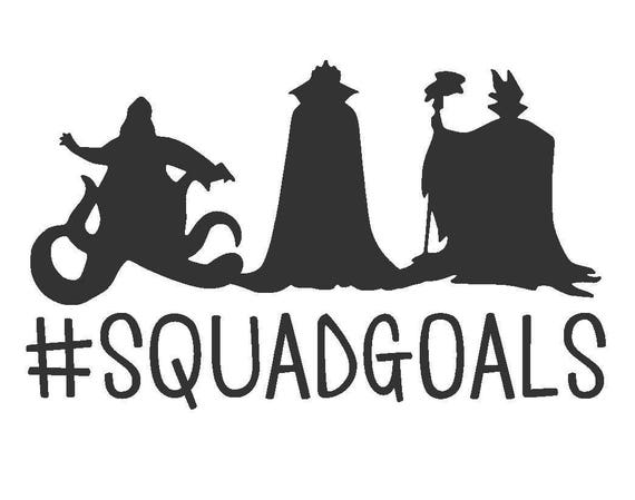 Disney Villain SquadGoals Vinyl Decal Ursula Evil Queen