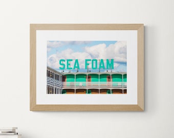 Sea Foam Motel letters,  Large Print, Nags Head, NC, Outer Banks Art, Outer Banks Photography, OBX Scenery, Authentic Outer Banks Art