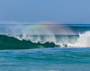 Rainbow Spray 5187,Authentic Outer Banks Art, OBX Photography, Outer Banks Landscape, Coastal Art