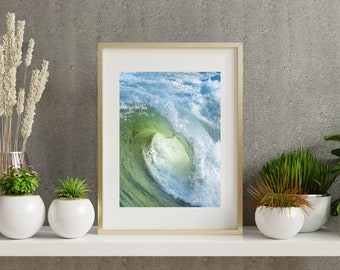 Eye of the Barrel, Outer Banks Art, OBX photography, OBX Wave Action, Authentic Outer Banks art, Wave 3820