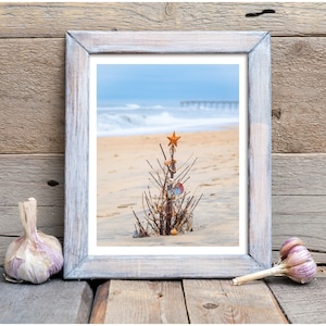 OBXMas Tree on Beach 5424,  Outer Banks Art, Outer Banks photography, OBX scenery, authentic Outer Banks art