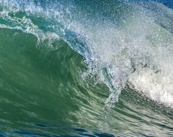 Elegant Wave Curl 6349, Outer Banks Art, OBX Photography, OBX Wave Action, Authentic Outer Banks Art