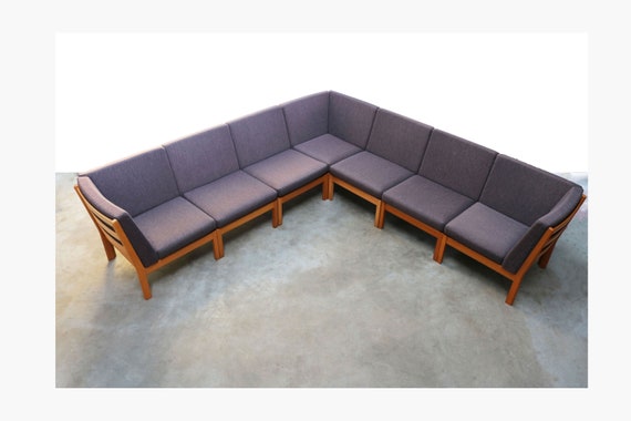 Large Modular Sofa Ge 280 By Hans J Wegner For Getama Solid Etsy