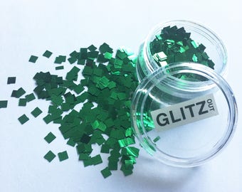 5g glitter pot tinsel iridescent metallic square