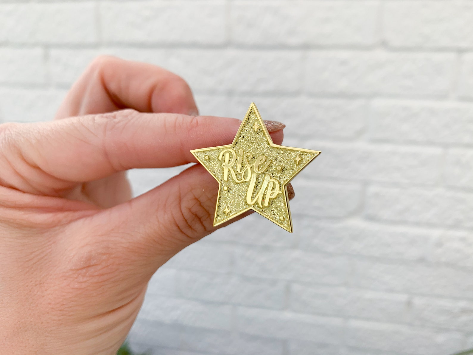 Hamilton RISE UP enamel lapel pin Musical badge Etsy