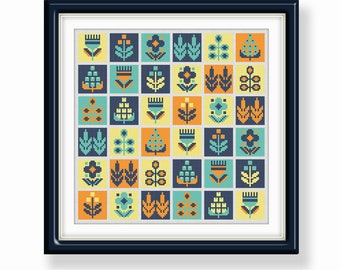 Square Cross Stitch Etsy