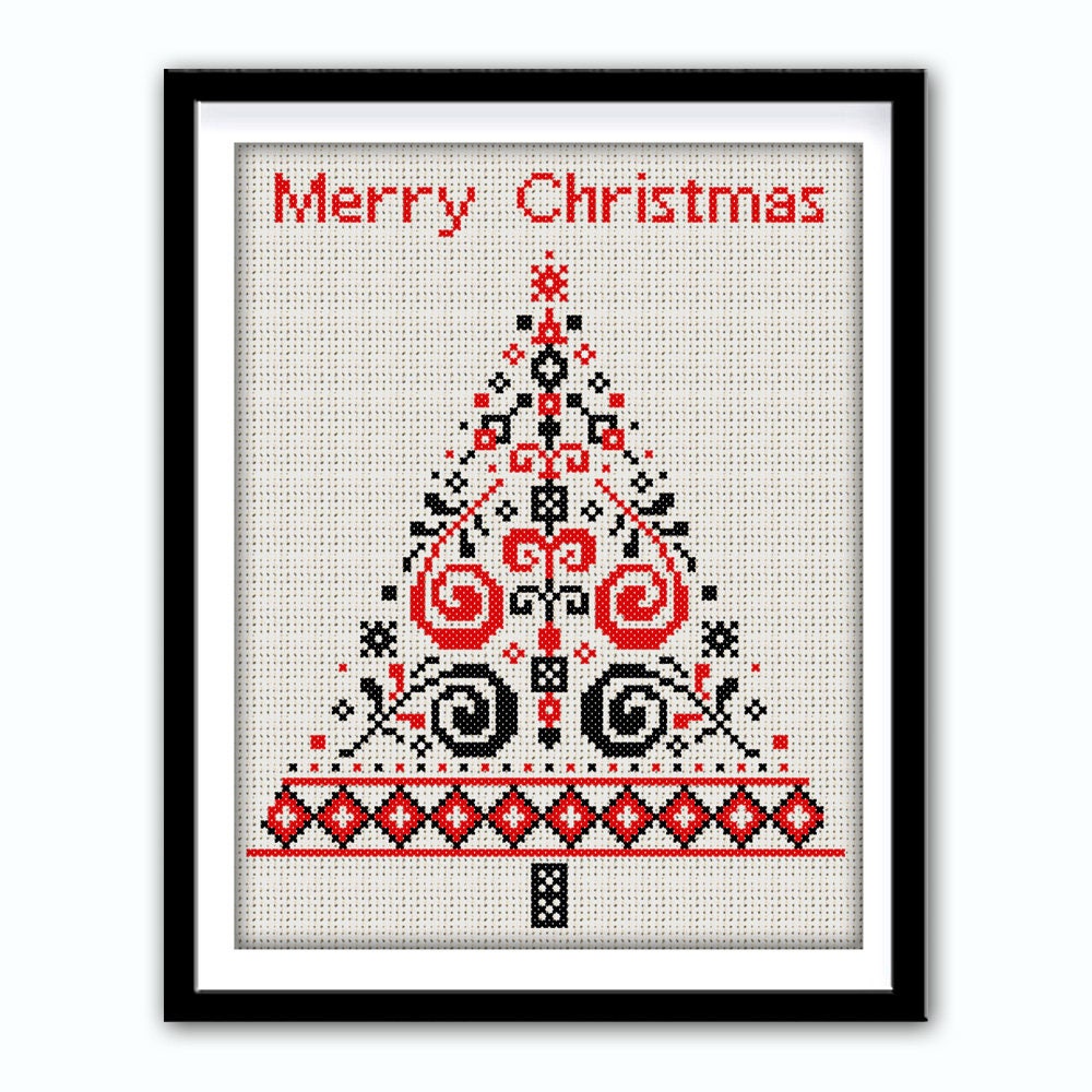 Free Christmas Tree Cross Stitch Patterns To Print