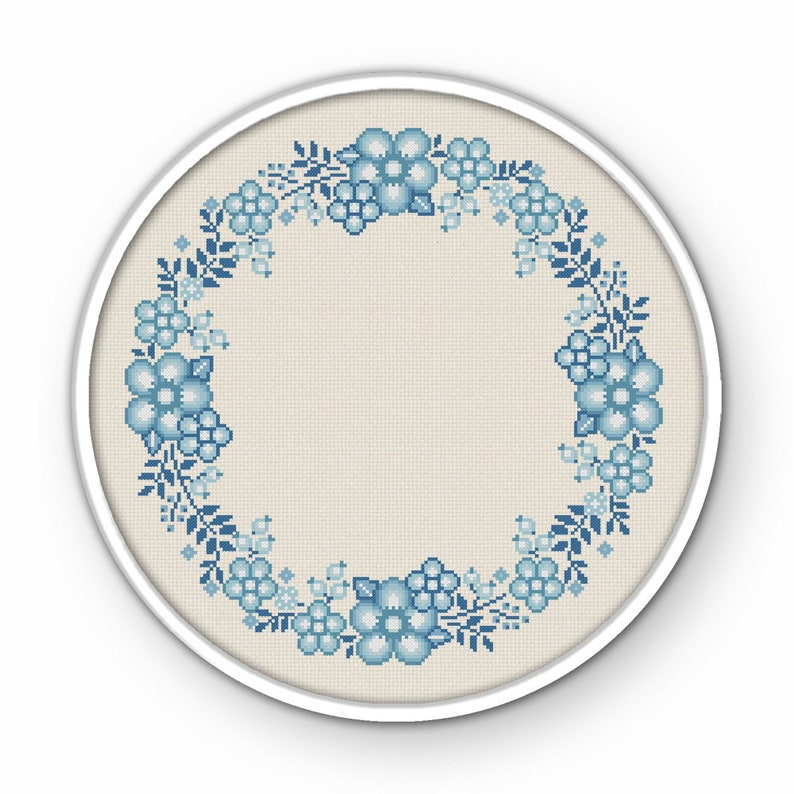 Botanical Cross Stitch Bogo Free Flowers Cross Stitch Pattern Round Cross Stitch Floral Wreath Cross Stitch P 1381 Pillow Cross Stitch Kits How To Craft Supplies Tools