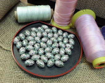 Loose Cloisonne Oval Beads 20 pieces/lot