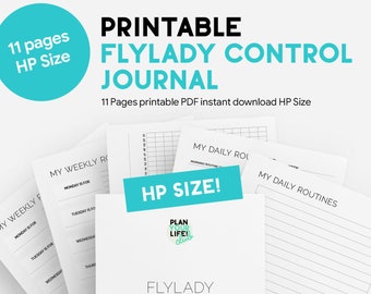 Editable flylady control journal, HP size