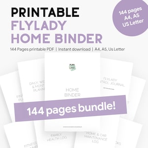 Flylady home management binder printable