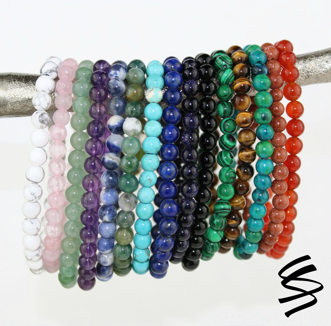 8mm Seraphinite Bracelet Moss Agate Seraphinite Beads Green - Etsy