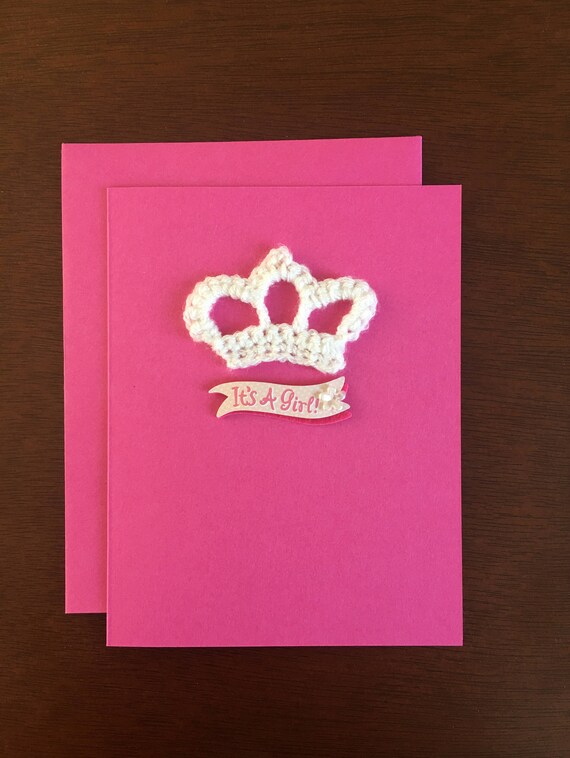 its a girl its a girl announcements baby birthday card baby girl baby girl baby shower 1st birthday princess baby announcement girl announcements