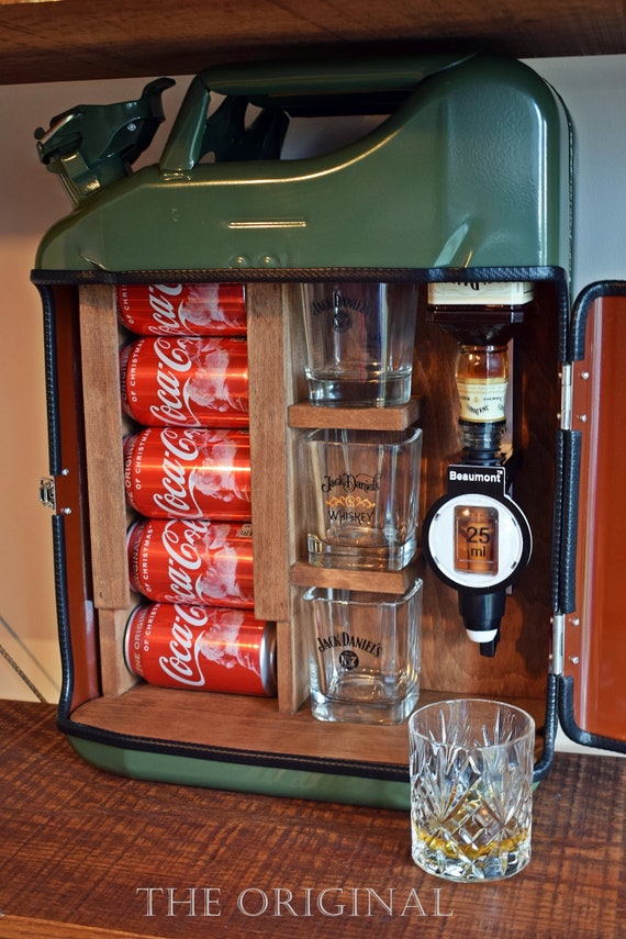 Industrial Jerry Can Mini Bar Drinks Cabinet gifts for Him