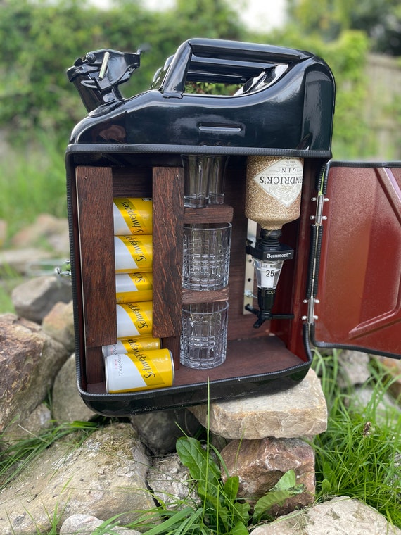 Jerry Can Bar , Whiskey Gift Set , Gift for Him , Christmas Gift , Jerry  Can Mini Bar 