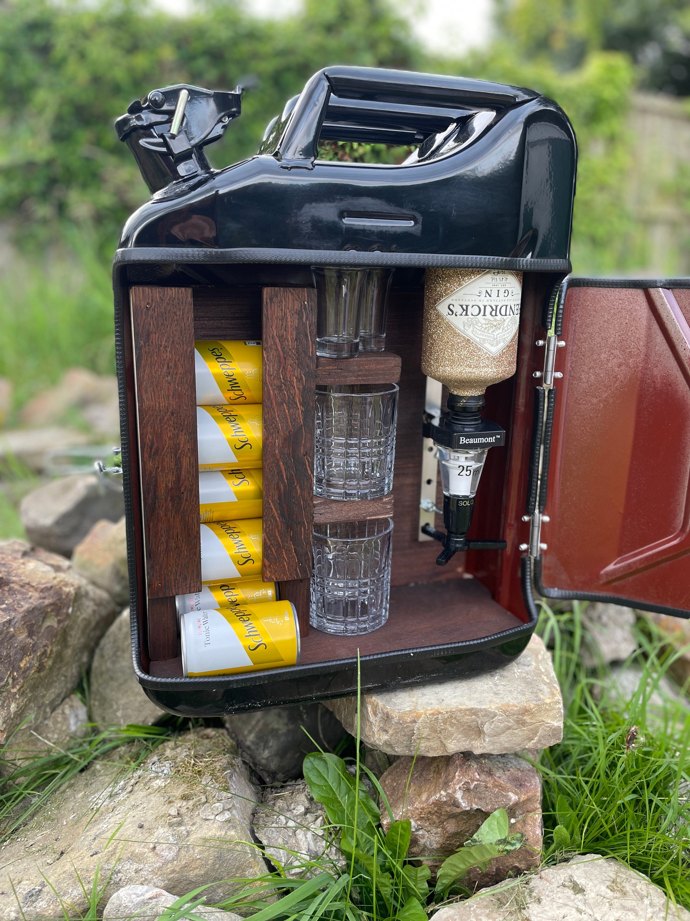 Industrial Jerry Can Mini Bar / Drinks Cabinet gifts for Him, Fathers Day,  Gin Bar, Cocktails, Whisky Bar 