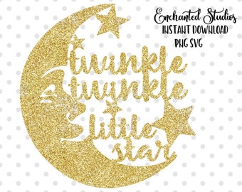Twinkle Twinkle Little Star Svg Etsy