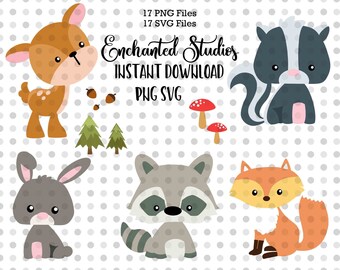 Download Art Collectibles Clip Art Baby Shower Cricut Panda Cut File Cute Baby Forest Animals Clip Art Deer Svg Woodland Animal Svg Set Fox Svg Cut File Woodland Nursery