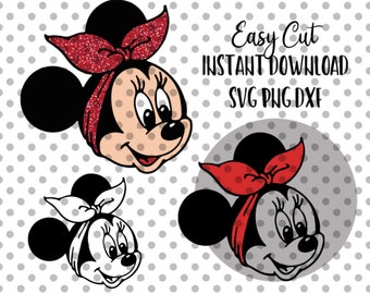 Minnie Mouse Svg Etsy