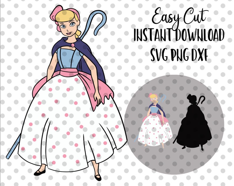Download Bo Peep svg Toy Story SVG Easy Cut File for Cricut Layered ...