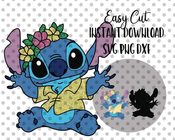 Download Cute Stitch SVG & PNG Clip Files Lilo and stitch svg | Etsy