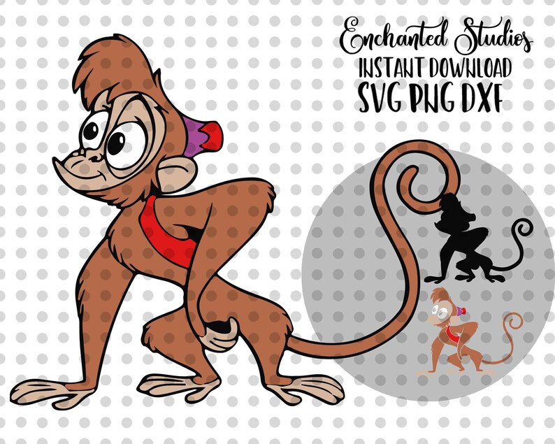 Download Aladdin Abu SVG Digital Multi Layer Cut File Cricut ...